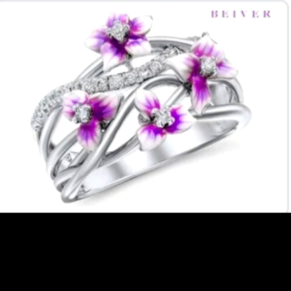Violet Costume Ring